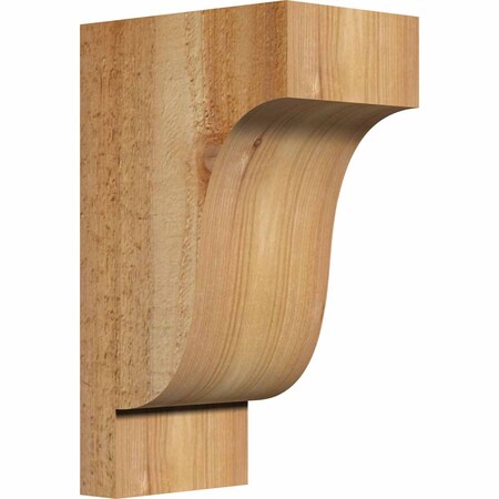 Ekena Millwork Newport Rough Sawn Corbel, Western Red Cedar, 4"W x 6"D x 10"H COR04X06X10NEW00RWR